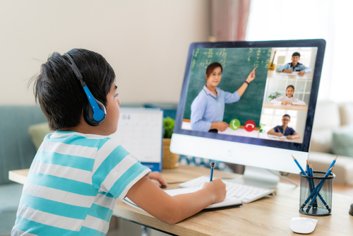Interactive digital classroom with smart displays